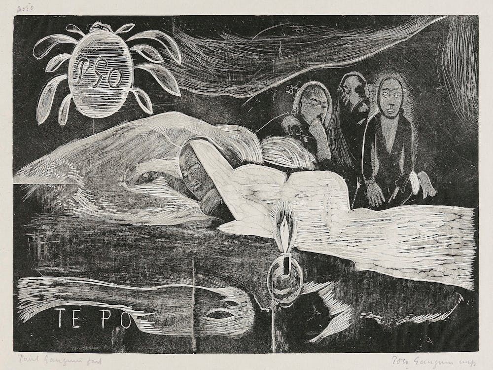 Te Po (The Night), From The Noa Noa Suite (1921), Paul Gauguin