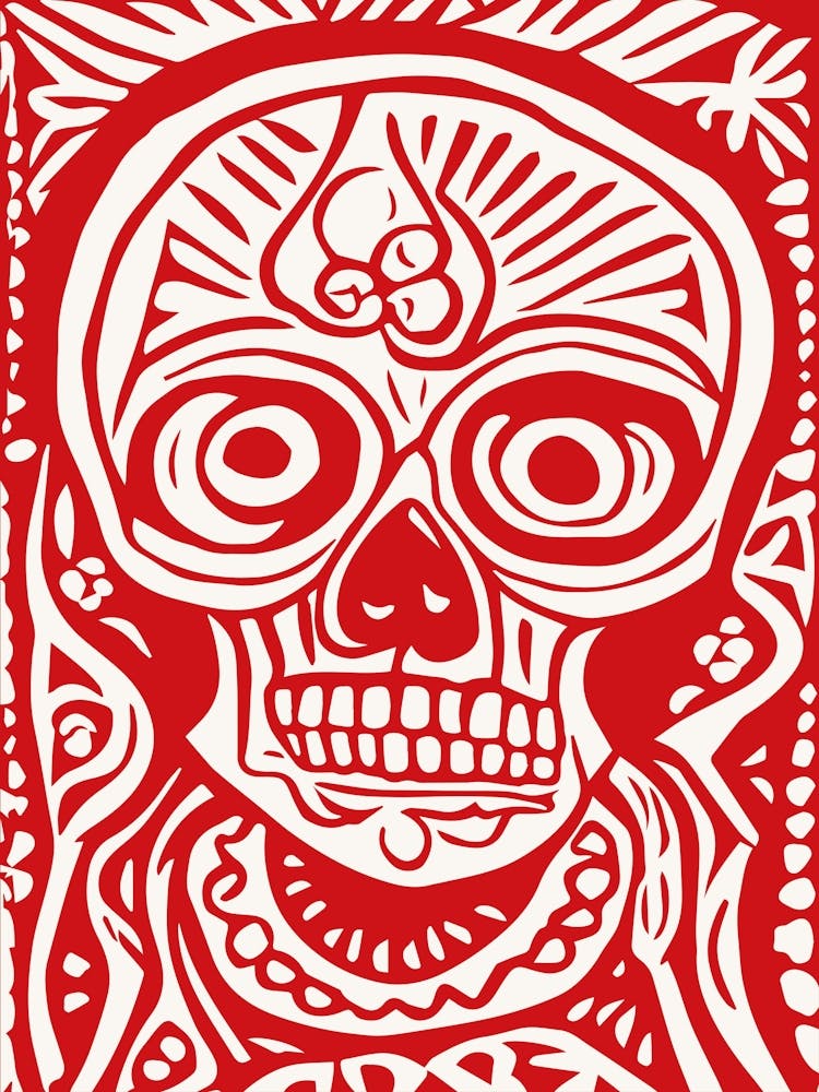 Day Of The Dead Skull 1