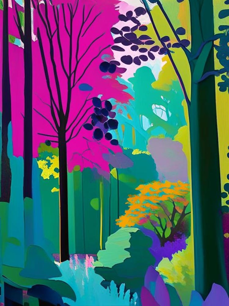 Bernheim Arboretum And Research Forest, Usa Abstract Still Life