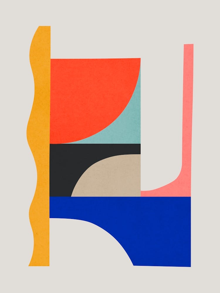 Harmonious abstract collage 14