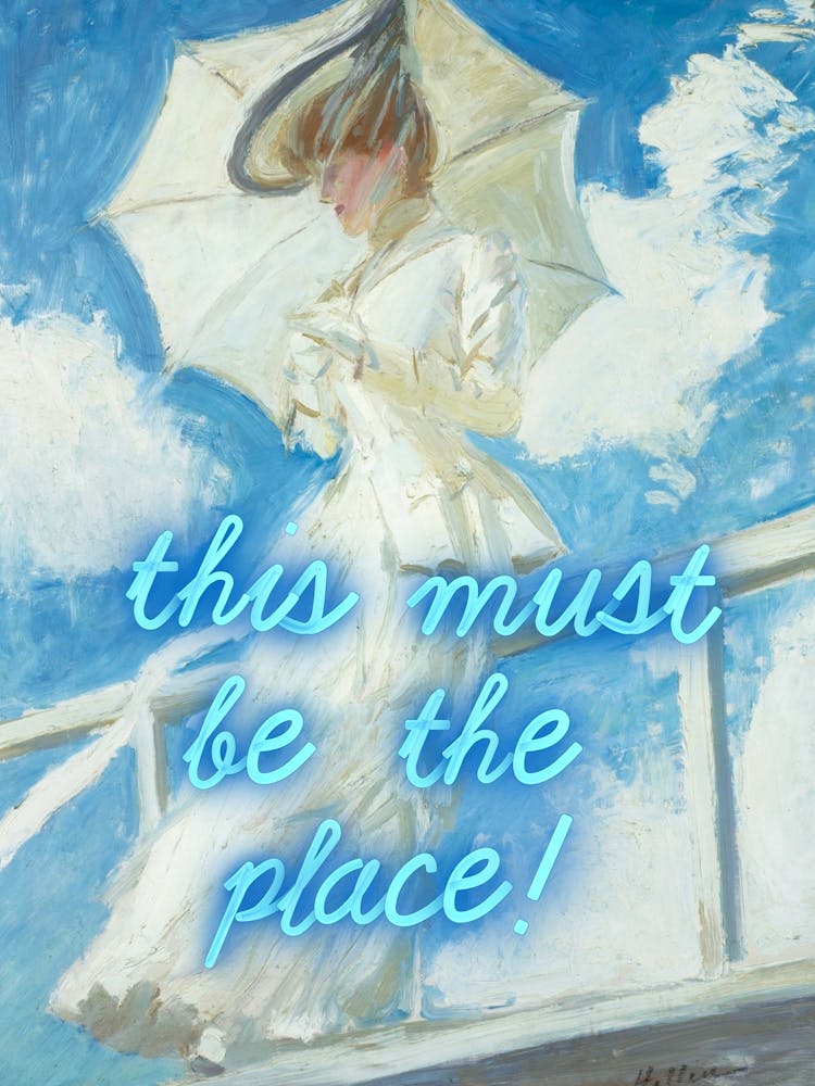 This must be the place Vintage altered art