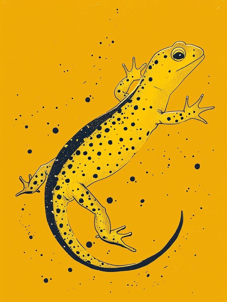 Yellow Salamander 1