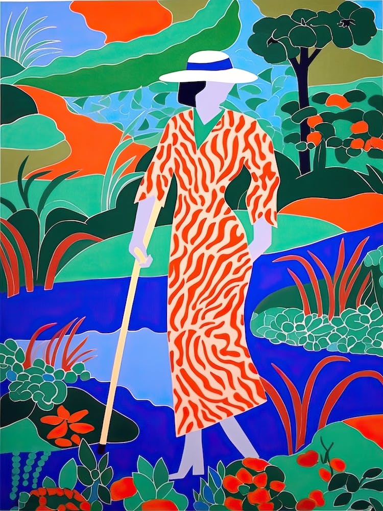 Football Soccer In The Style Of Matisse 5