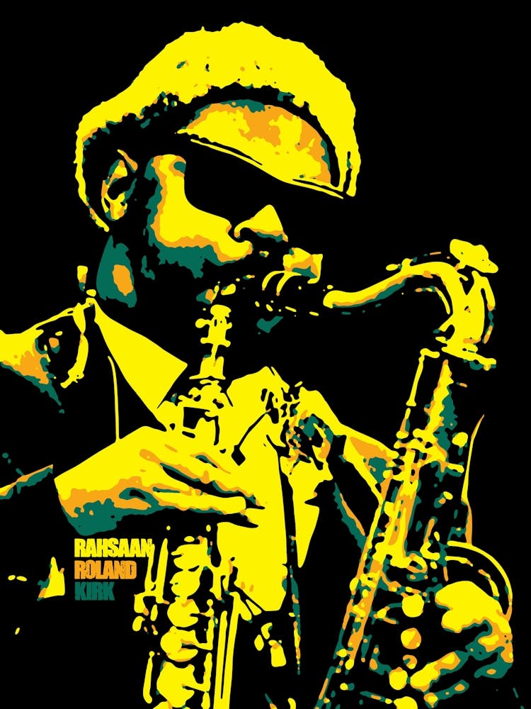 Rahsaan Roland Kirk American Jazz multi-Instrumentalist