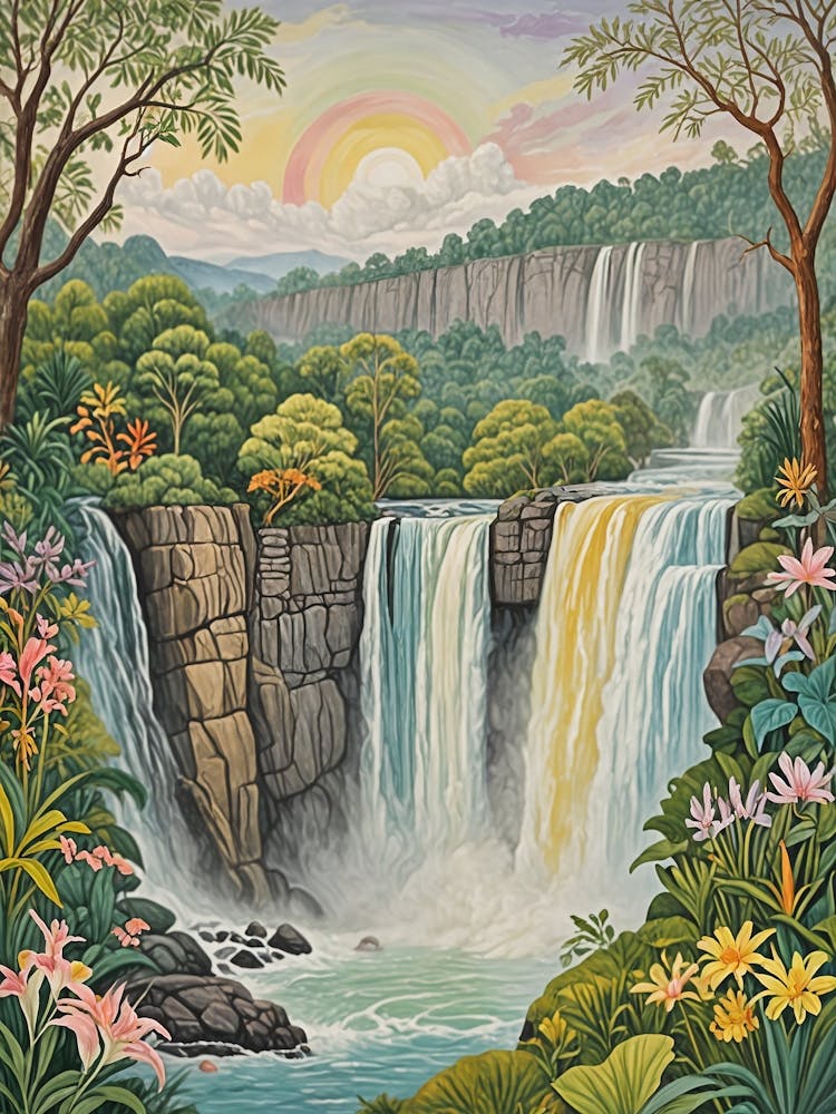Waterfalls In The Jungle