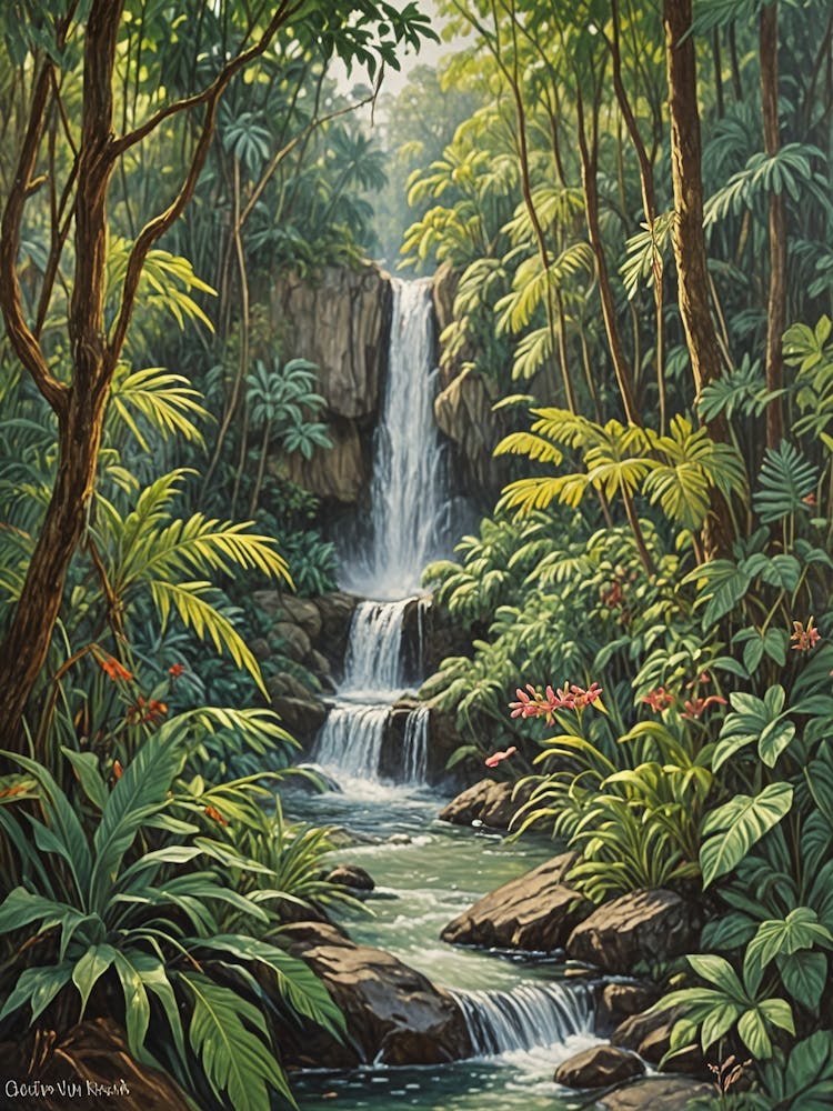 Waterfall In The Jungle no1