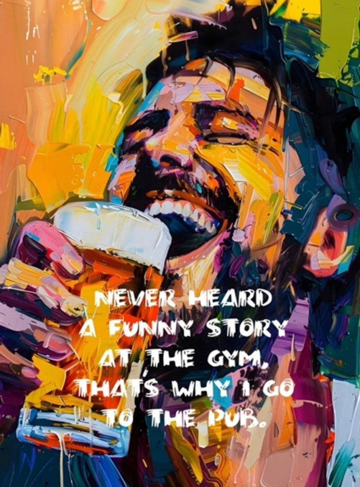 Never Heard A Funny Story At The Gym