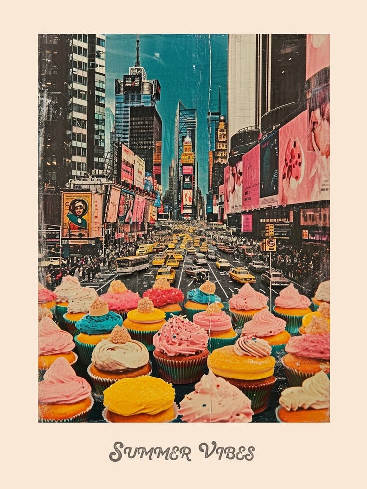 Summer Vibes Ice Cream Poster 1