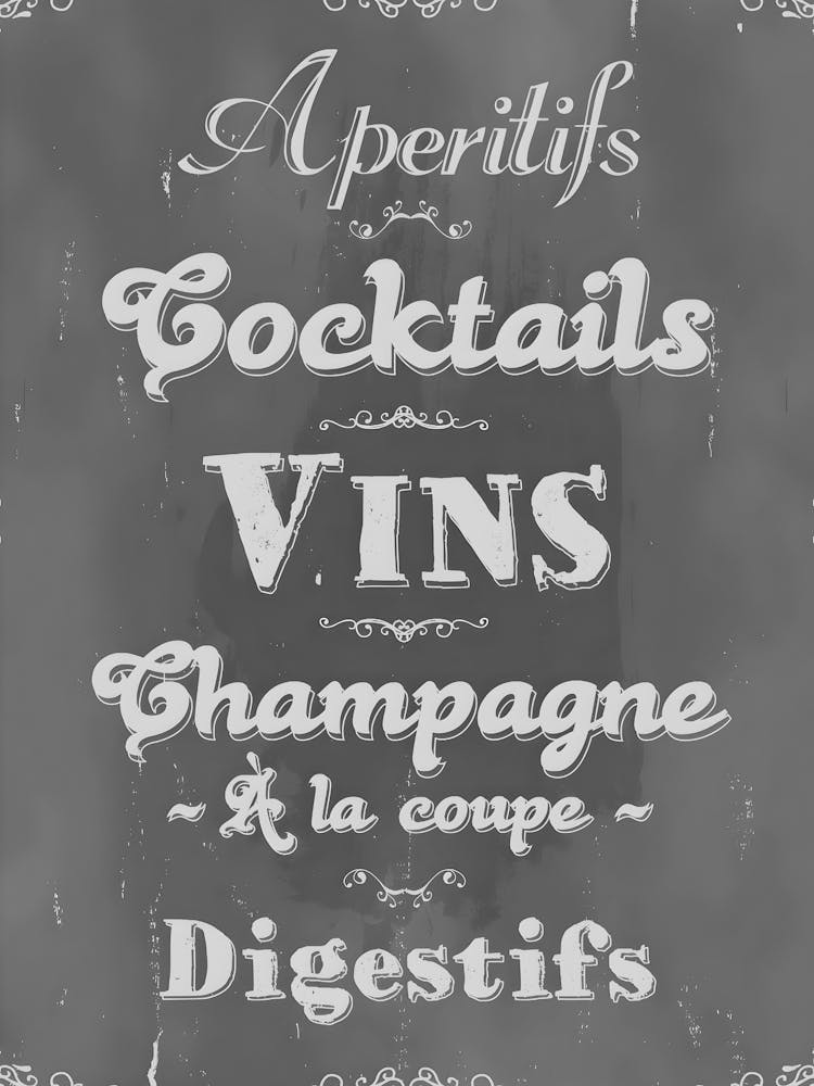 Apéritifs Cocktails Vins Champagne