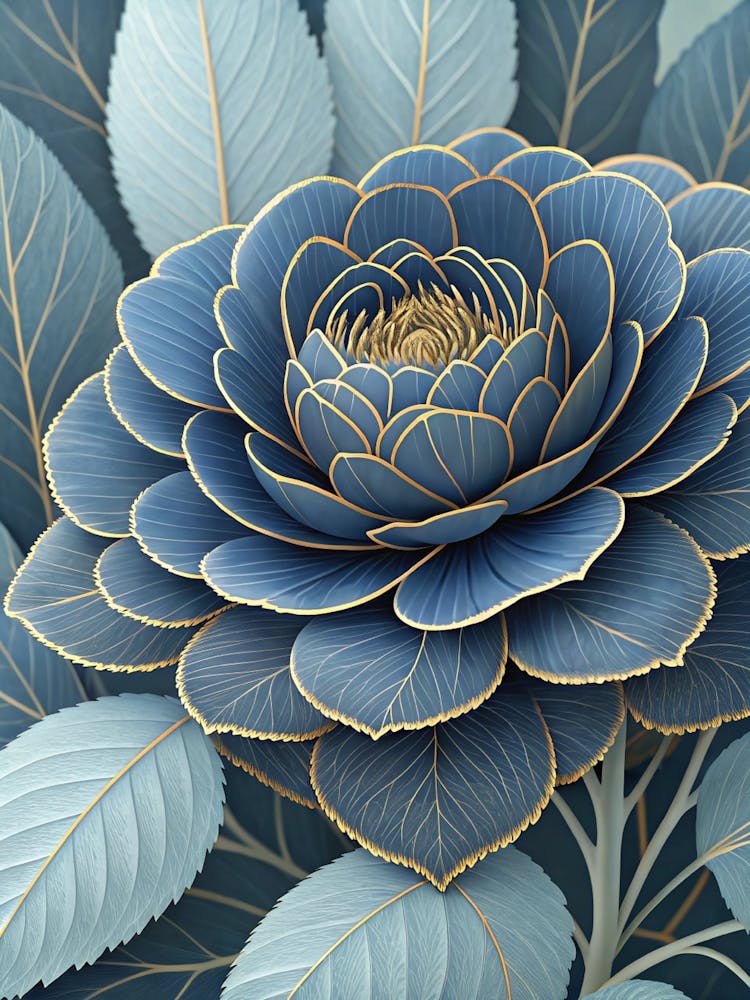 Blue Flower 9