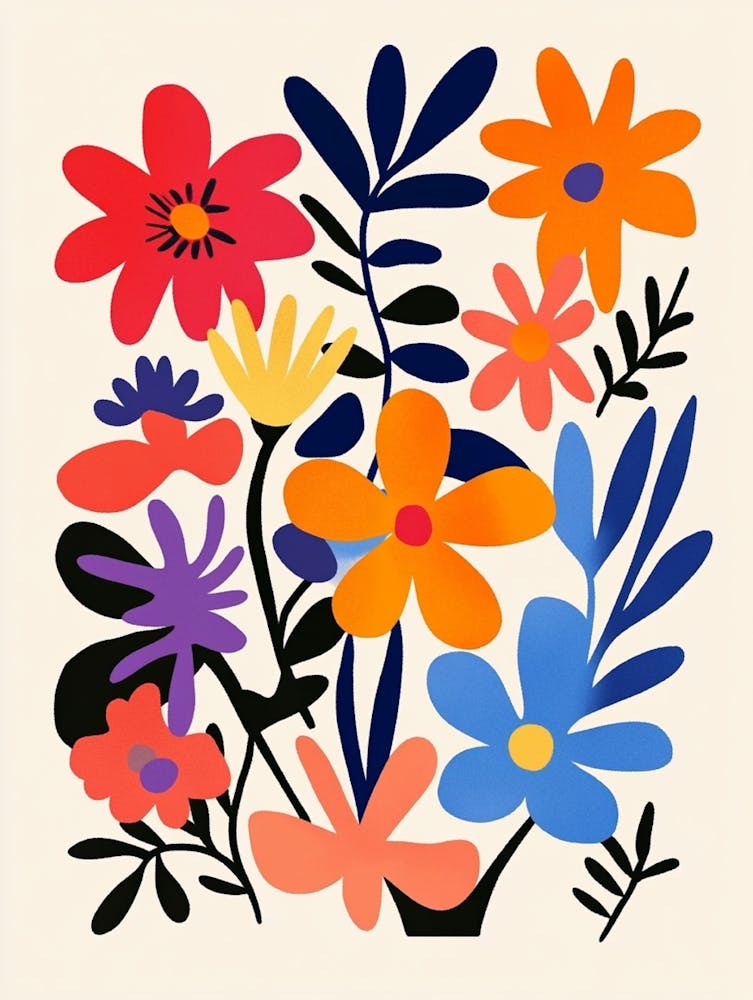 Abstract Floral Painting 7