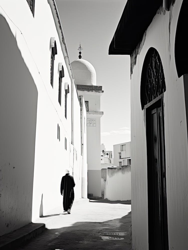 Tanger, Marokko, Schwarz-Weiß-Fotografie 2