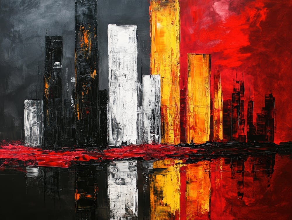 Abstrakte Stadtlandschaft 50