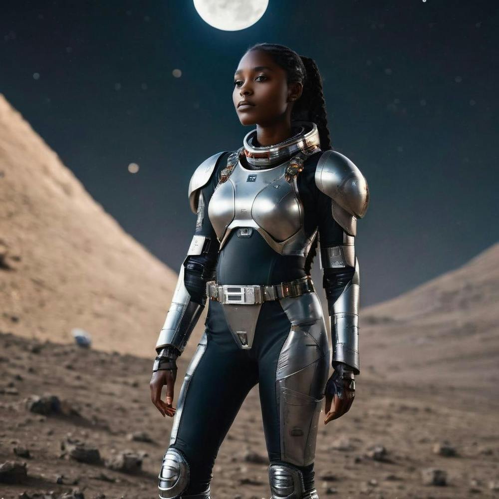 Black Woman In Space