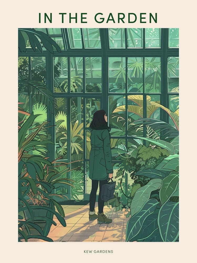 In The Garden Poster Kew Gardens England 5