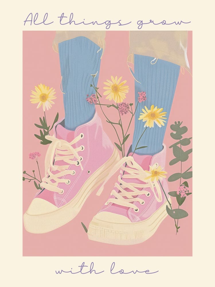All Things Grow With Love Spring Flowers And Sneakers 3