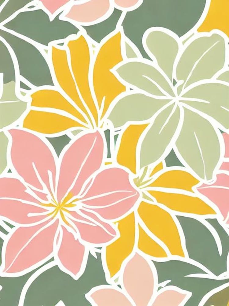 Lilies Pastel Floral 2 Flower