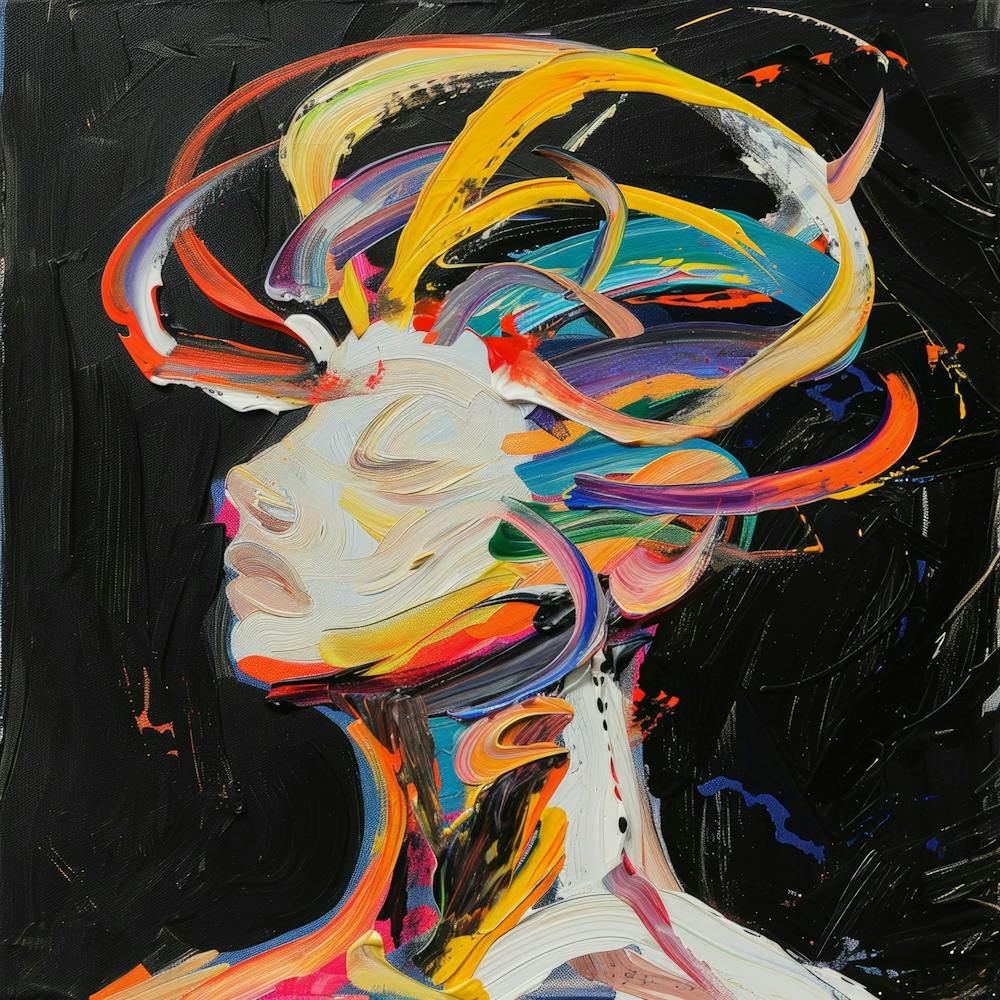 Abstract Of A Woman'S Head 2