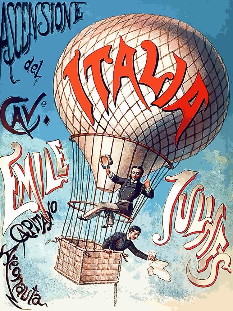 Italy, Hot Air Balloon