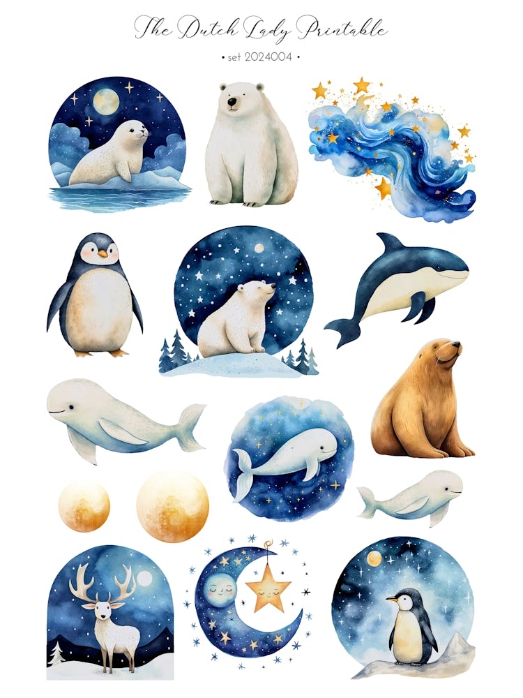 Cute Arctic Animals 1