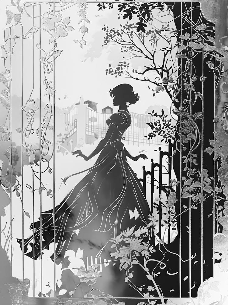 Lady In The Garden
