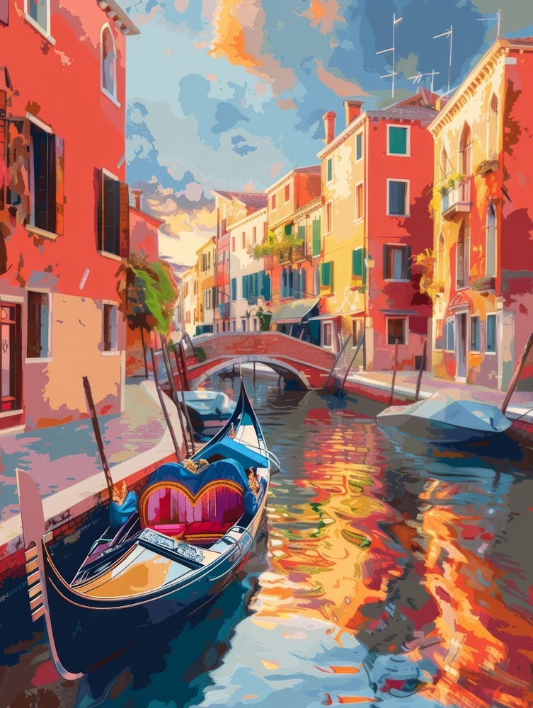Generate Beautiful Vibrant And Modern Wall Art On Different Themes, Travel, Italy 21