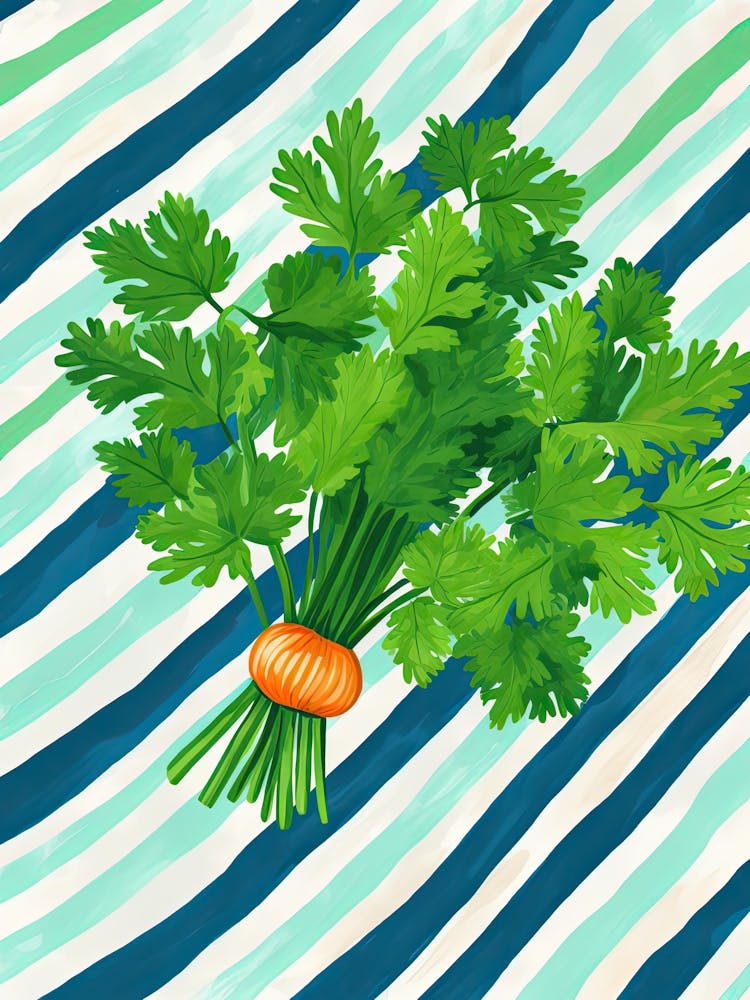 Cilantro Summer Illustration 2