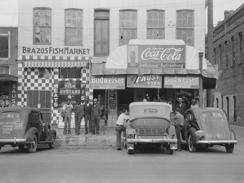 Street Scene, Waco, Texas By Russell Lee