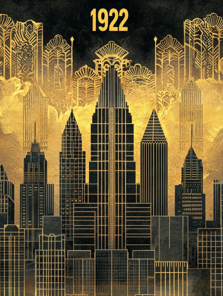 Aihrgdesign A Vintage Poster Showcasing Art Deco Architecture 6426e2db 5d5a 4c33 A1ec B3c0451833fc 1