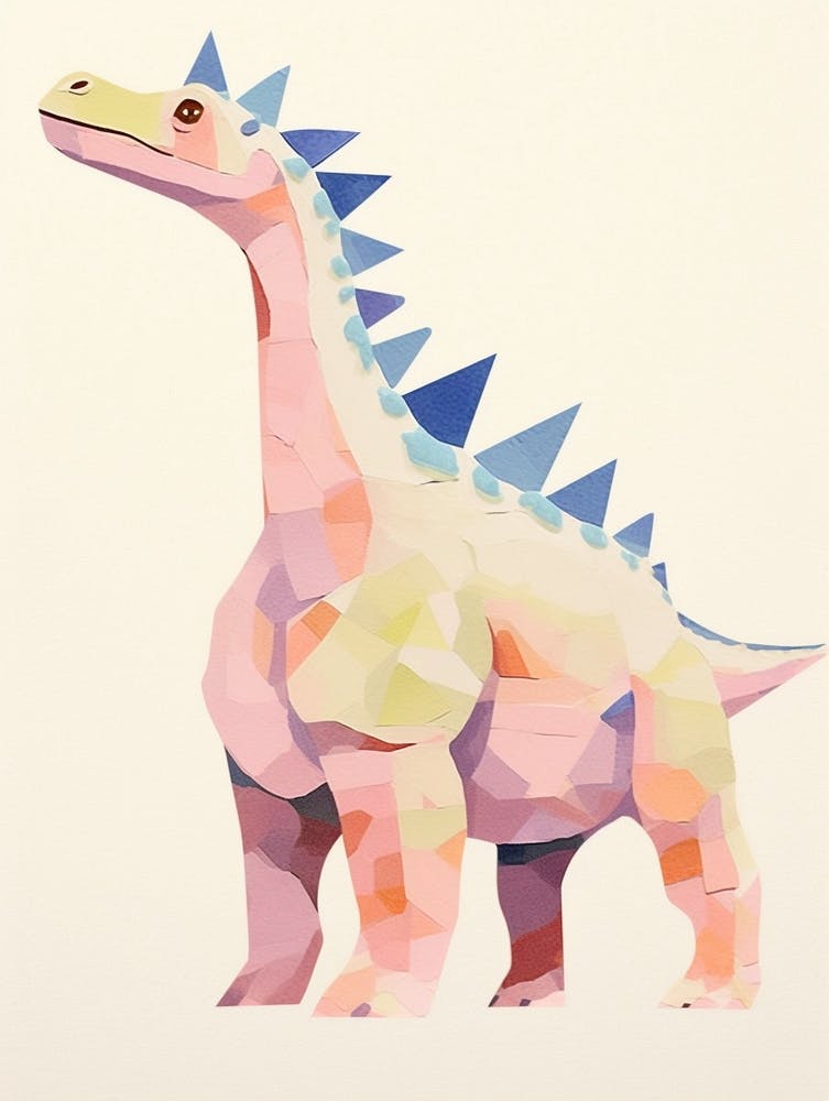 Nursery Dinosaur Art Styracosaurus 2