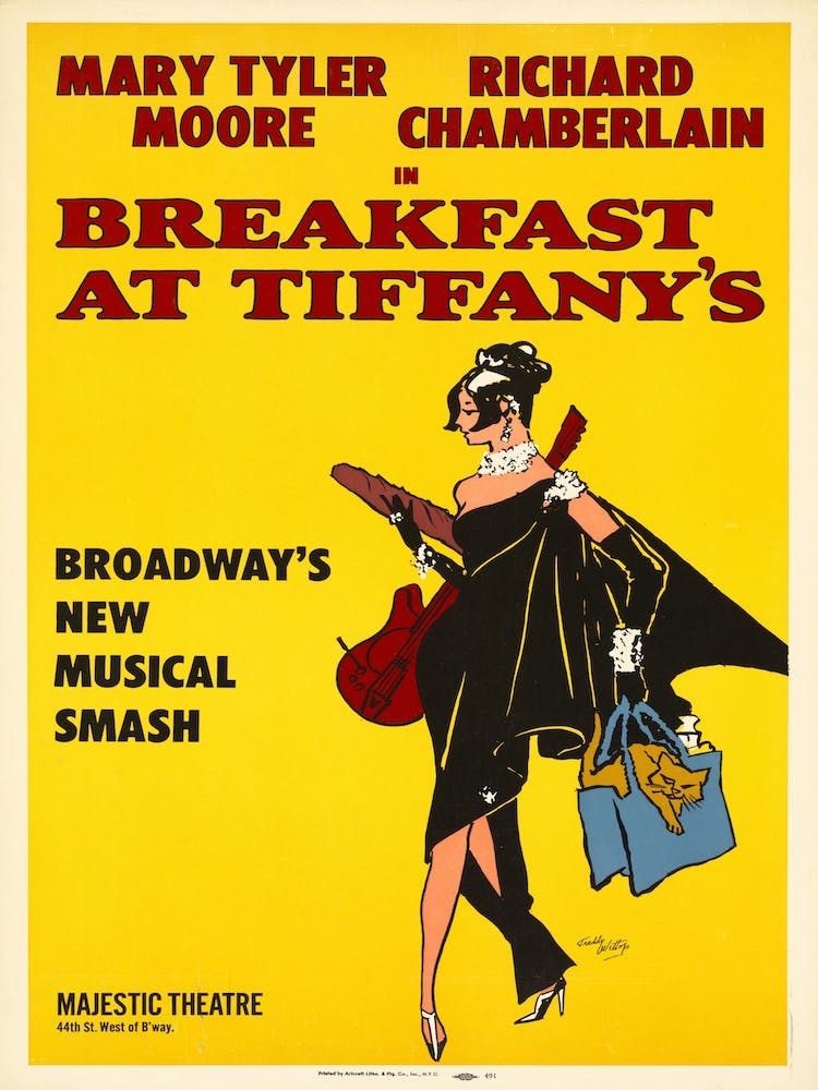 Breakfast At Tiffany’s Theatre Poster 1966