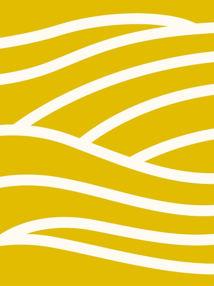 Yellow Wavy Lines
