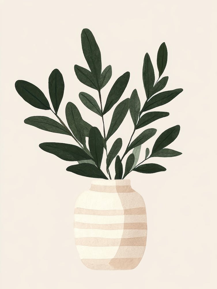 Green Plant In A Vase