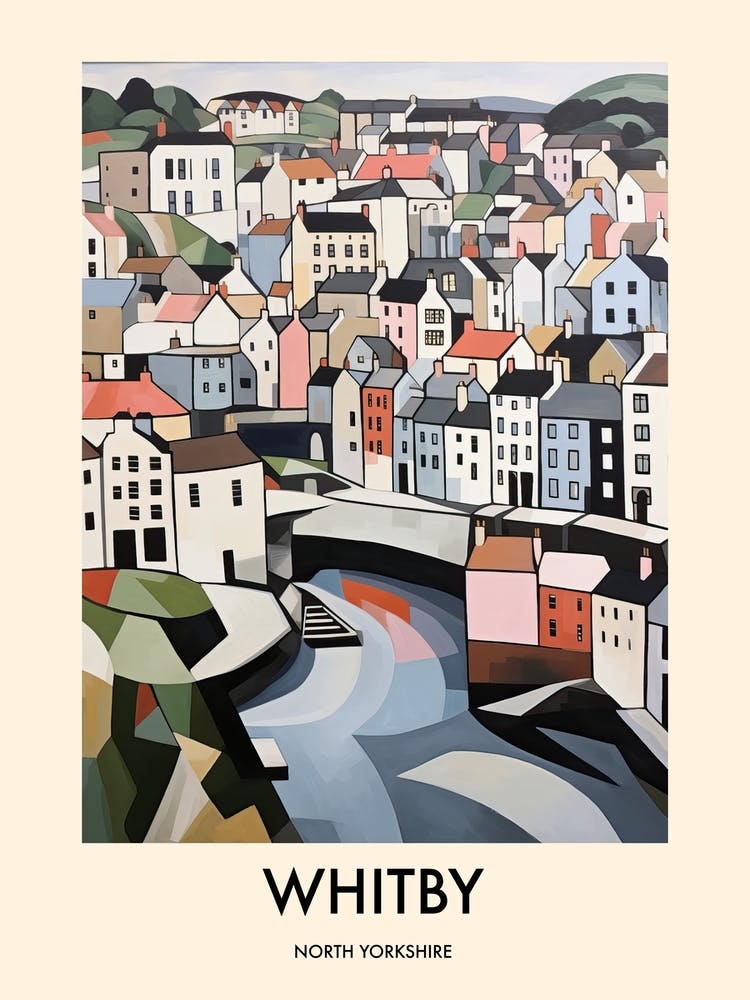 Whitby (North Yorkshire) Painting Travel Poster 13