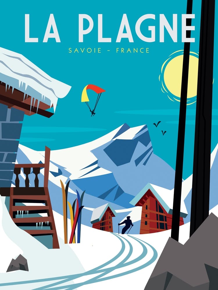 La Plagne Poster