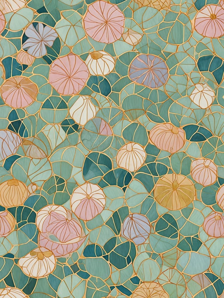 Water Lilies Mosaic no2
