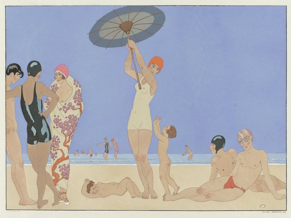 Au Lido, George Barbier