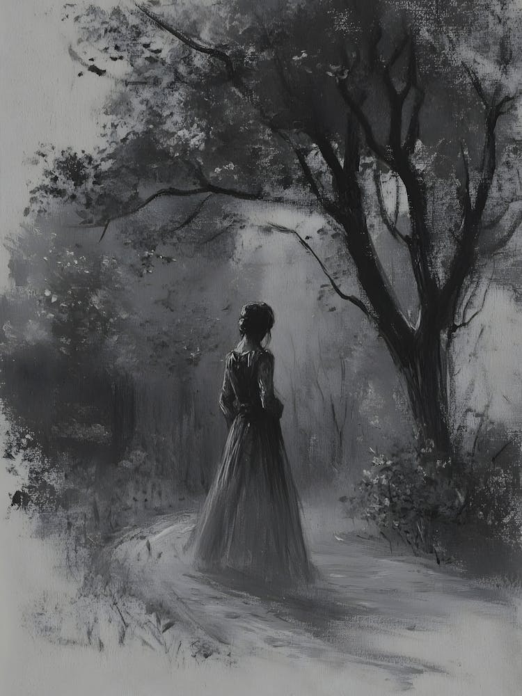 Woman In The Woods 2