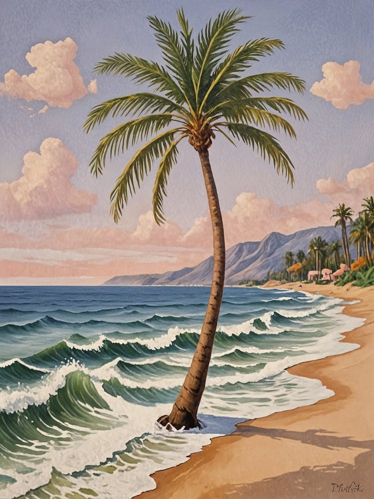 Tropical Beach Palm Tree
