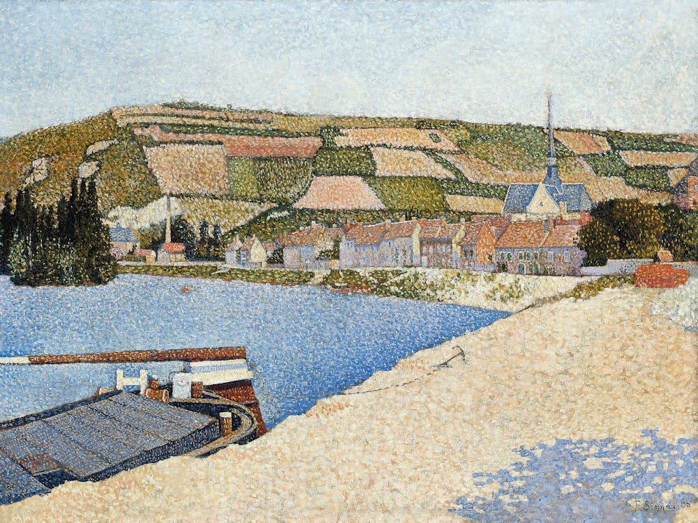 Les Andelys, Côte D’Aval (1886), Paul Signac