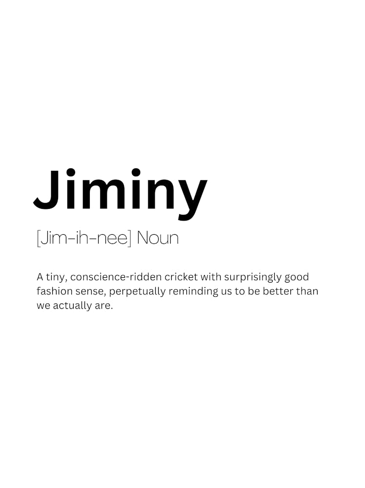 Jiminy Definition Meaning