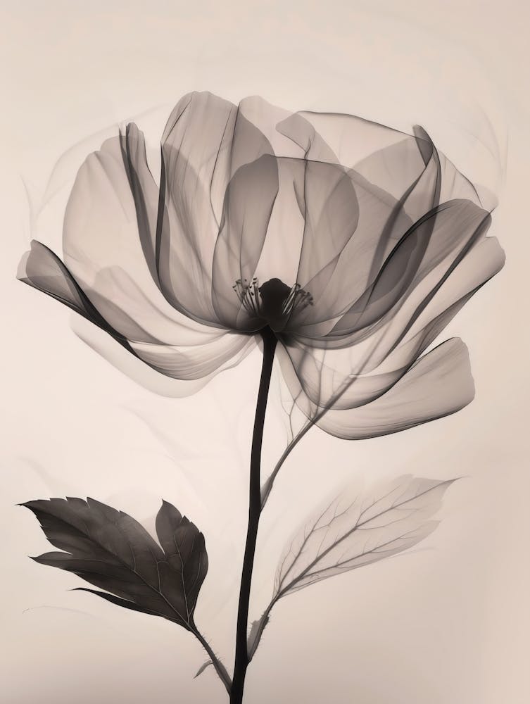 Black And White Flower 3