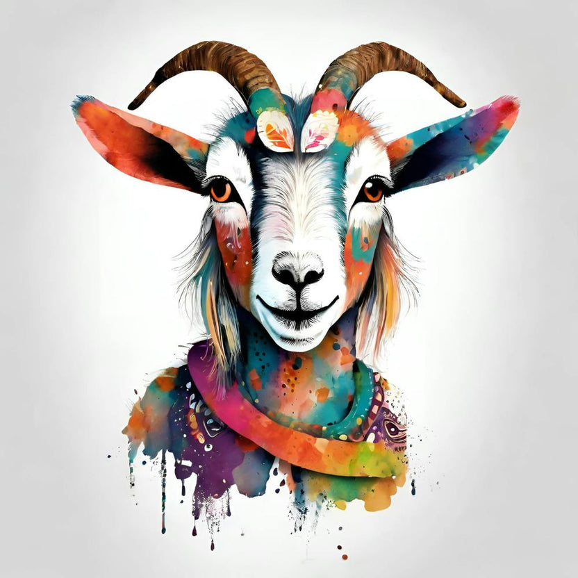 Cute Goat Portrait