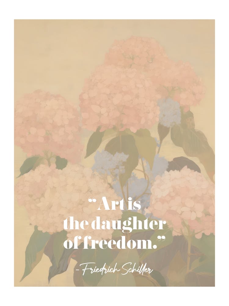 Artist Quote Friedrich Schiller