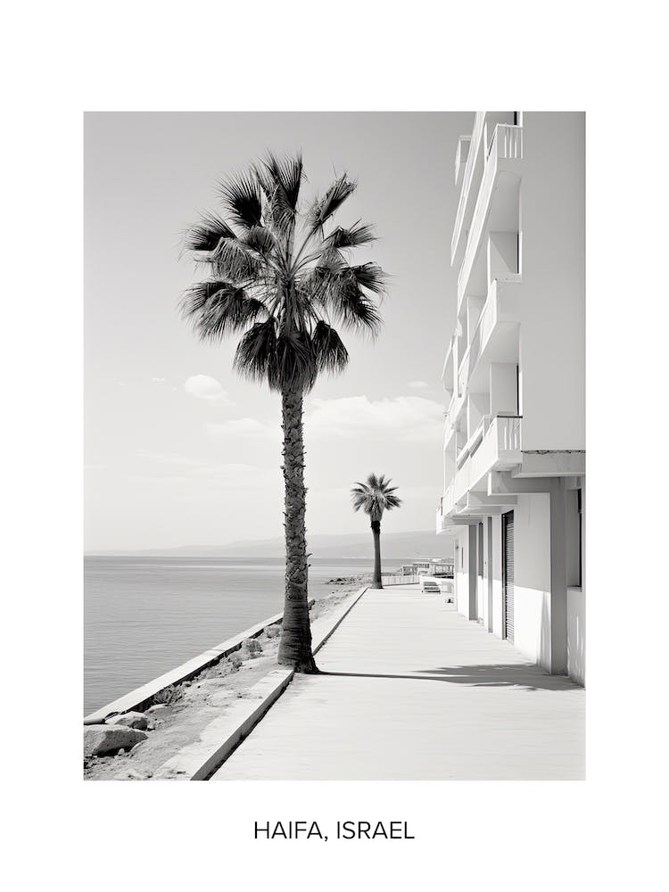 Poster Of Kusadasi, Turkey, Photography In Black And White 1