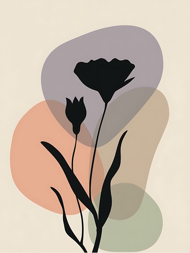 Gedämpfte Wildblumen-Eleganz in Pastelltönen