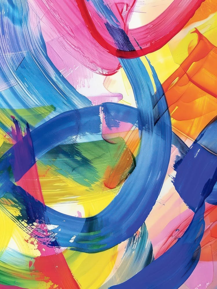 Colourful Brush Strokes 7