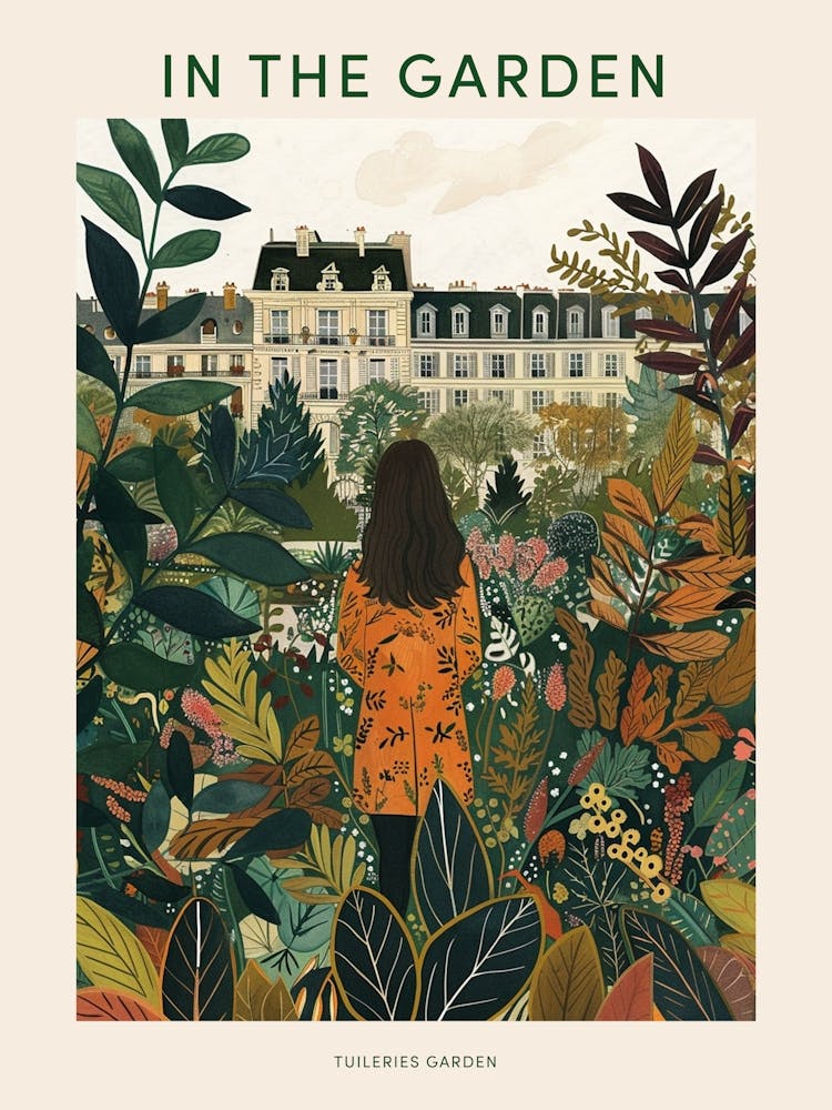 In The Garden Poster Tuileries Garden France 2