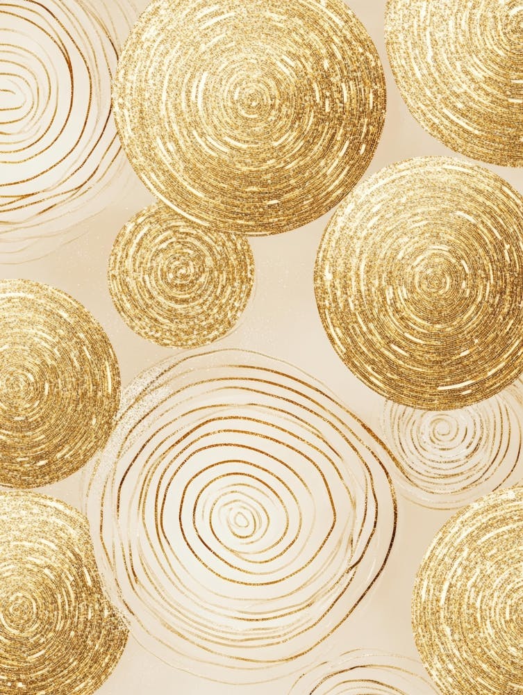 Gold Circles 21