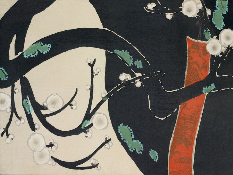 Tree From Momoyogusa –Flowers Of A Hundred Generations (1909), Kamisaka Sekka